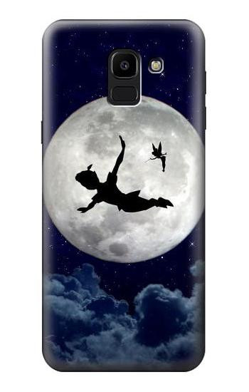 W2400 Peter Pan Case Cover Custodia e Flip Case per Samsung Galaxy J6 (2018)