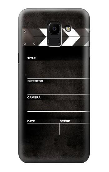 W2479 Director Clapboard Case Cover Custodia e Flip Case per Samsung Galaxy J6 (2018)