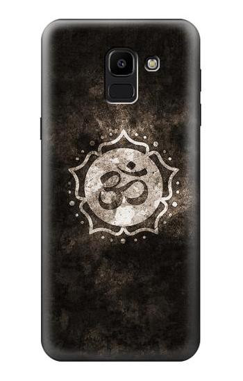 W2902 Yoga Namaste Om Symbol Case Cover Custodia e Flip Case per Samsung Galaxy J6 (2018)