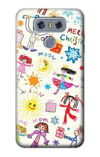 W3280 Kids Drawing Case Cover Custodia e Flip Case per LG G6