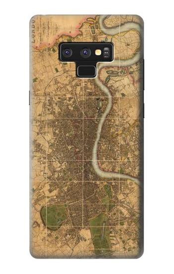 W3230 Vintage Map of London Case Cover Custodia e Flip Case per Note 9 Samsung Galaxy Note9 W3230 Vintage Map of London Case Cover Custodia e Flip Case per Note 9 Samsung Galaxy Note9