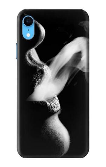 W0917 Sexy Lip Girl Smoking Case Cover Custodia e Flip Case per iPhone XR