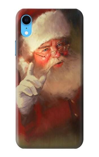 W1144 Xmas Santa Claus Case Cover Custodia e Flip Case per iPhone XR