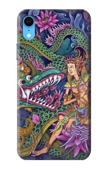W1240 Bali Painting Case Cover Custodia e Flip Case per iPhone XR
