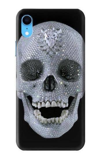 W1286 Diamond Skull Case Cover Custodia e Flip Case per iPhone XR