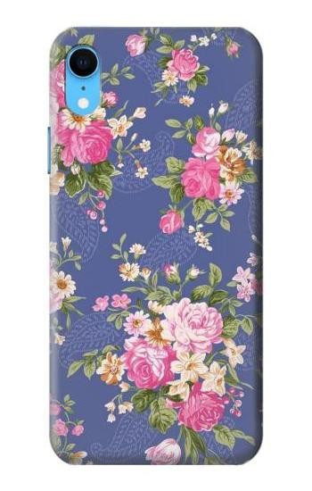 W3265 Vintage Flower Pattern Case Cover Custodia e Flip Case per iPhone XR