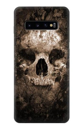 W0552 Skull Case Cover Custodia e Flip Case per Samsung Galaxy S10 Plus