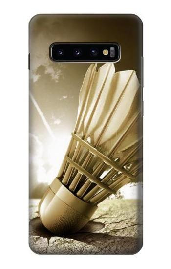 W0979 Badminton Sport Art Case Cover Custodia e Flip Case per Samsung Galaxy S10 Plus