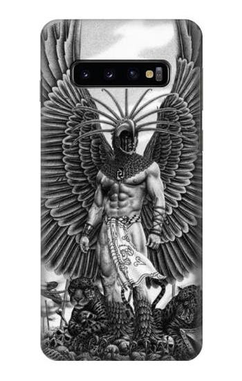 W1235 Aztec Warrior Case Cover Custodia e Flip Case per Samsung Galaxy S10