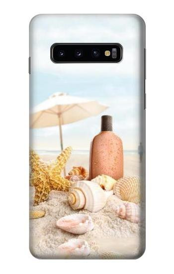 W1425 Seashells on The Beach Case Cover Custodia e Flip Case per Samsung Galaxy S10