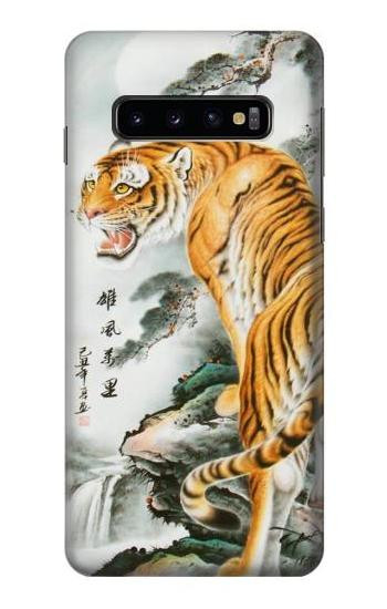 W2750 Oriental Chinese Tiger Painting Case Cover Custodia e Flip Case per Samsung Galaxy S10