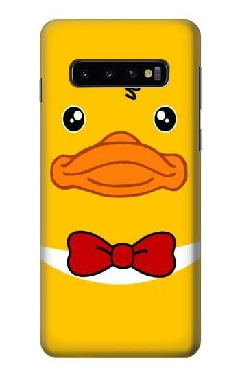 W2760 Yellow Duck Tuxedo Cartoon Case Cover Custodia e Flip Case per Samsung Galaxy S10