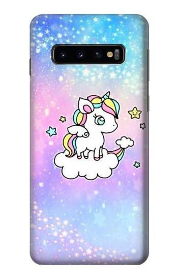 W3256 Cute Unicorn Cartoon Case Cover Custodia e Flip Case per Samsung Galaxy S10