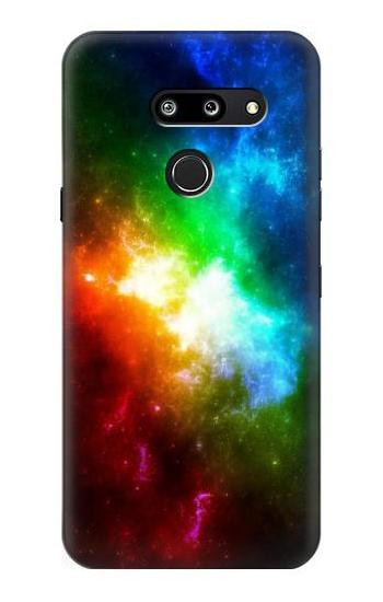 W2312 Colorful Rainbow Space Galaxy Case Cover Custodia e Flip Case per LG G8 ThinQ
