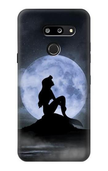 W2668 Mermaid Silhouette Moon Night Case Cover Custodia e Flip Case per LG G8 ThinQ