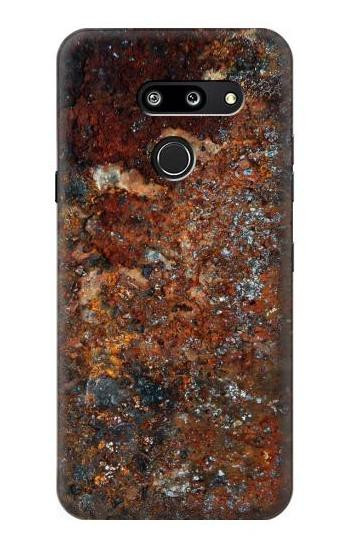 W2714 Rust Steel Texture Graphic Printed Case Cover Custodia e Flip Case per LG G8 ThinQ