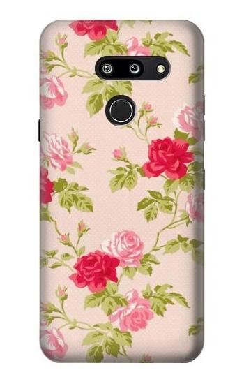 W3037 Pretty Rose Cottage Flora Case Cover Custodia e Flip Case per LG G8 ThinQ