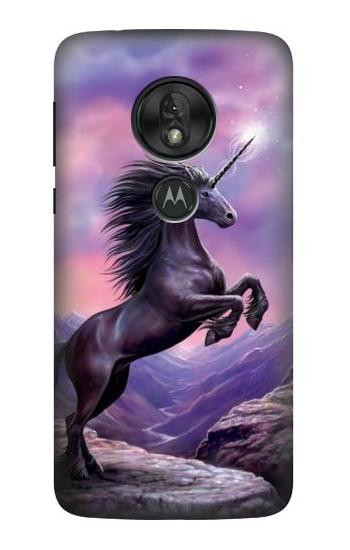 W1461 Unicorn Fantasy Horse Case Cover Custodia e Flip Case per Motorola Moto G7 Play