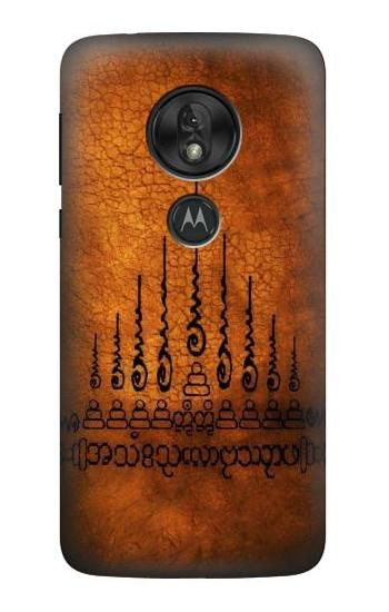 W2252 Gao Yord 9 Spires of Protection Tattoo Case Cover Custodia e Flip Case per Motorola Moto G7 Play