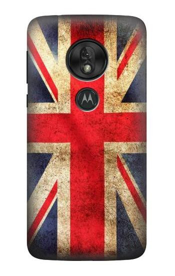 W2303 British UK Vintage Flag Case Cover Custodia e Flip Case per Motorola Moto G7 Play