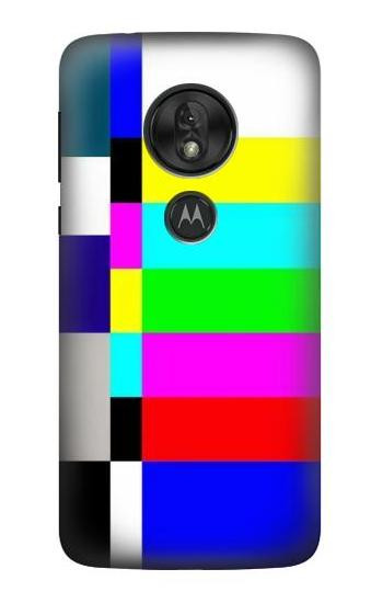 W2348 No Signal TV Case Cover Custodia e Flip Case per Motorola Moto G7 Play