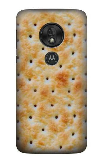 W2987 Cream Cracker Biscuits Case Cover Custodia e Flip Case per Motorola Moto G7 Play