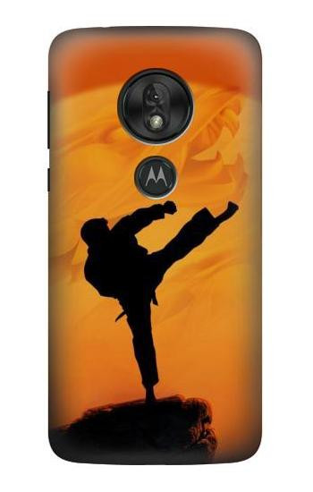 W3024 Kung Fu Karate Fighter Case Cover Custodia e Flip Case per Motorola Moto G7 Play