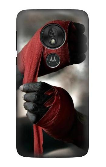 W1252 Boxing Fighter Case Cover Custodia e Flip Case per Motorola Moto G7 Power