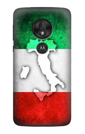 W2338 Italy Flag Case Cover Custodia e Flip Case per Motorola Moto G7 Power