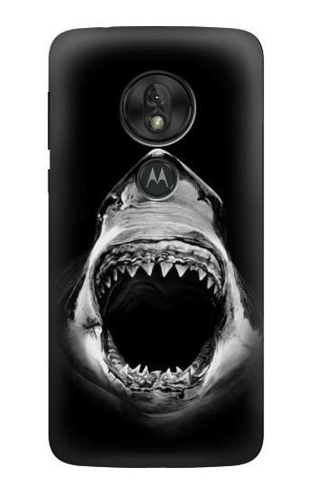 W3100 Great White Shark Case Cover Custodia e Flip Case per Motorola Moto G7 Power
