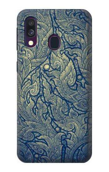 W0568 Thai Art Case Cover Custodia e Flip Case per Samsung Galaxy A40