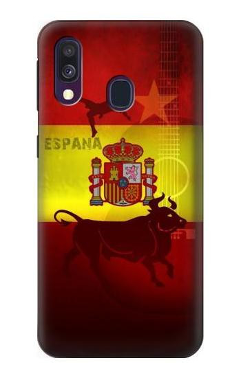 W2984 Spain Football Soccer Euro 2016 Case Cover Custodia e Flip Case per Samsung Galaxy A40