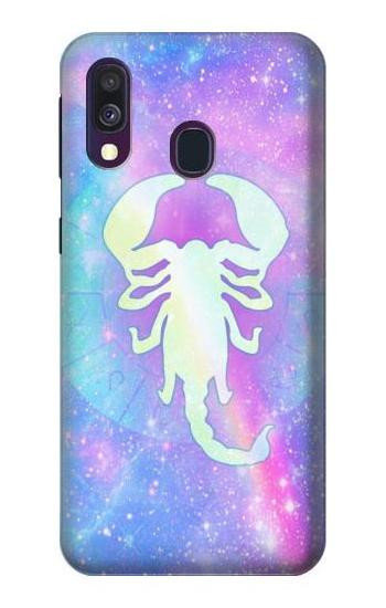 W3267 Zodiac Scorpio Case Cover Custodia e Flip Case per Samsung Galaxy A40