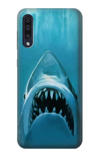 W0830 White Shark Case Cover Custodia e Flip Case per Samsung Galaxy A50