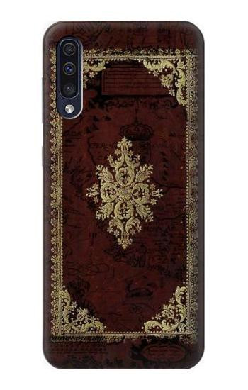 W3014 Vintage Map Book Cover Case Cover Custodia e Flip Case per Samsung Galaxy A50