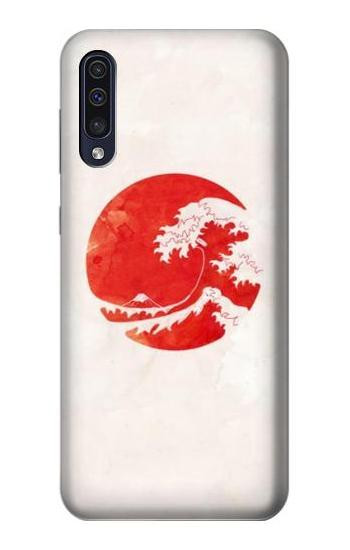 W3237 Waves Japan Flag Case Cover Custodia e Flip Case per Samsung Galaxy A50