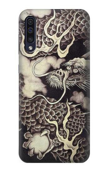 W2719 Japan Painting Dragon Case Cover Custodia e Flip Case per Samsung Galaxy A70