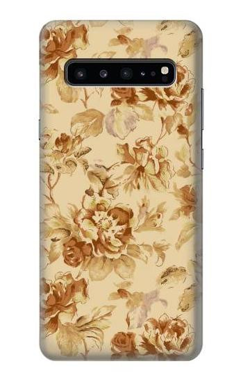 W2180 Flower Floral Vintage Pattern Case Cover Custodia e Flip Case per Samsung Galaxy S10 5G