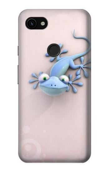 W1631 Funny Gecko Lizard Case Cover Custodia e Flip Case per Google Pixel 3a XL