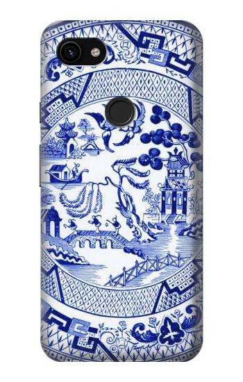 W2768 Willow Pattern Graphic Case Cover Custodia e Flip Case per Google Pixel 3a XL
