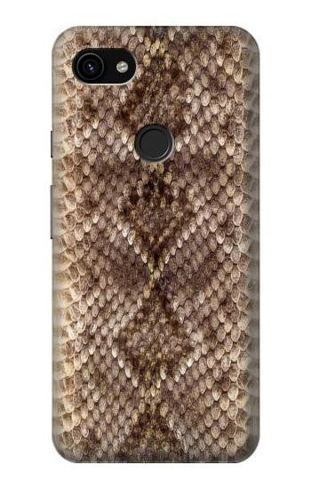 W2875 Rattle Snake Skin Graphic Printed Case Cover Custodia e Flip Case per Google Pixel 3a XL