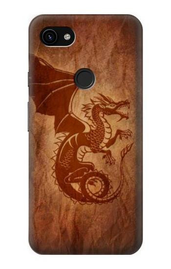W3086 Red Dragon Tattoo Case Cover Custodia e Flip Case per Google Pixel 3a XL