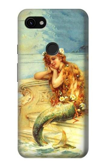 W3184 Little Mermaid Painting Case Cover Custodia e Flip Case per Google Pixel 3a XL
