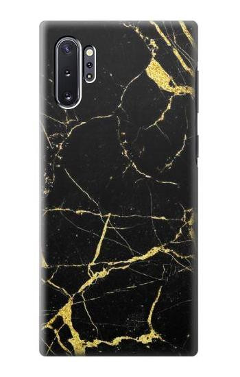 W2896 Gold Marble Graphic Printed Case Cover Custodia e Flip Case per Samsung Galaxy Note 10 Plus