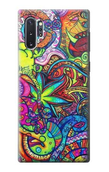 W3255 Colorful Art Pattern Case Cover Custodia e Flip Case per Samsung Galaxy Note 10 Plus