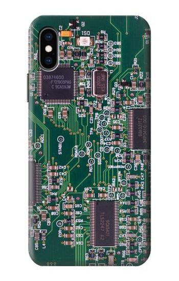 W3519 Electronics Circuit Board Graphic Case Cover Custodia e Flip Case per iPhone X, iPhone XS