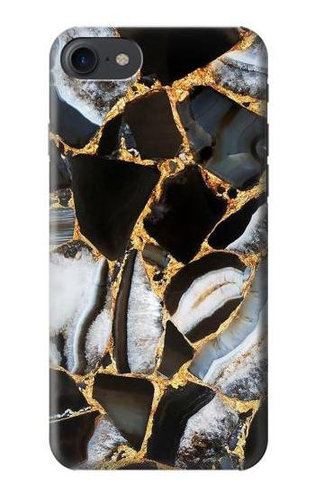W3419 Gold Marble Graphic Print Case Cover Custodia e Flip Case per iPhone 7, iPhone 8, iPhone SE (2020) (2022)