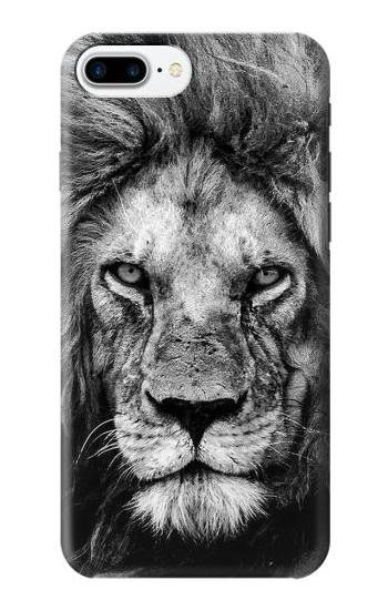 W3372 Lion Face Case Cover Custodia e Flip Case per iPhone 7 Plus, iPhone 8 Plus