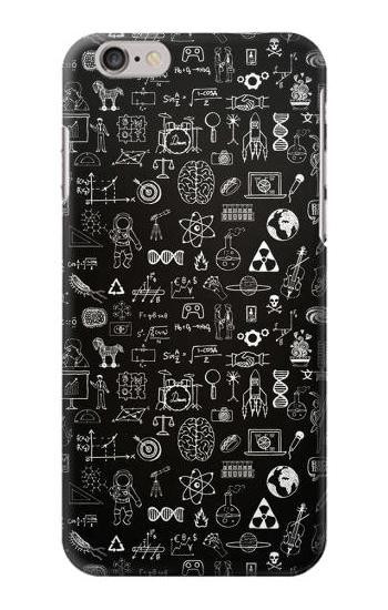 W3426 Blackboard Science Case Cover Custodia e Flip Case per iPhone 6 Plus, iPhone 6s Plus