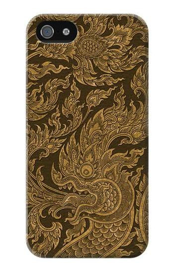 W3382 Thai Art Naga Case Cover Custodia e Flip Case per iPhone 5 5S SE W3382 Thai Art Naga Case Cover Custodia e Flip Case per iPhone 5 5S SE